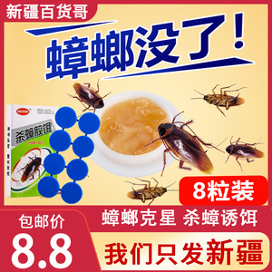 新疆百货哥蟑螂药扫净绝杀灭非无毒胶饵大小通杀一窝端杀蟑螂诱饵