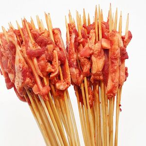 脆骨串猪脆骨串新鲜冷冻铁板油炸烧烤商用小肉串五花肉2400串包邮