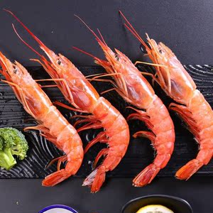 进口阿根廷红虾l2 鲜活生冻海虾 刺身海鲜大虾 野生即食冻虾
