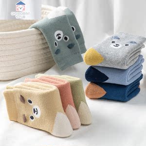 七巧板冬季保暖加厚儿童棉袜无骨男童女童加绒秋冬毛巾毛圈厚袜子