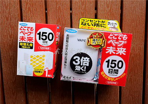 即发 日本本土VAPE未来电子驱蚊器150日替芯 防蚊器 驱蚊器替换装