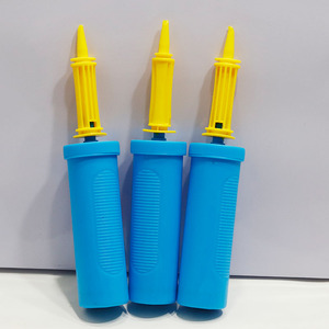 乳胶气球打气筒新料手推式塑料打气筒玩具皮球泳池手动双向打气筒