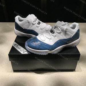 air jordan 11 low aj11 蓝蛇 蛇皮 白蓝低帮 cd6846-102