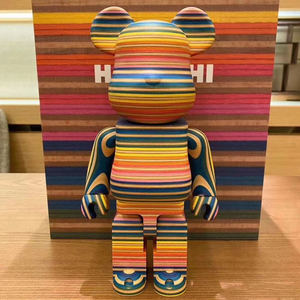 bearbrick 彩虹木头 初代 1代 一代 haroshi 2g限定 积木熊 400%