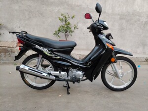 二手铃木赛驰110cc弯梁摩托车原装正品喜运赛胜燃油女省油代步车