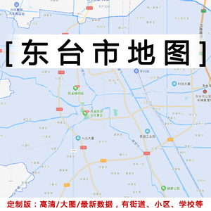东台市区地图详细版图片