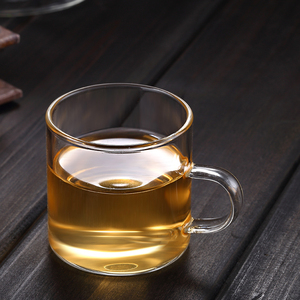920人付款天猫包邮6只装带手柄带把玻璃杯大茶杯绿茶啤酒杯花茶杯水杯