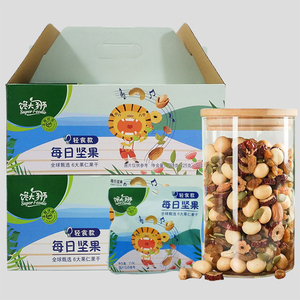 买一送一 送同款 永辉馋大狮每日坚果轻食款750g礼盒25g*30小袋装