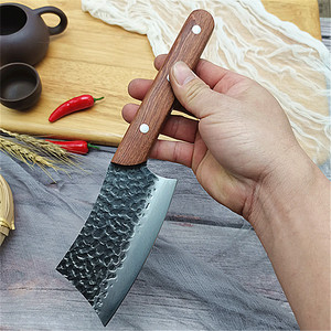 手工锻打杀鱼刀泥鳅杀黄鳝鱼刀剔骨屠宰刀剖鱼鲫鱼刀钓鱼户外小刀