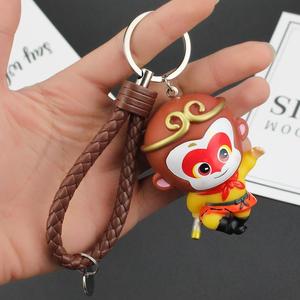 大人物 孙悟空钥匙扣挂件齐天孙大圣紧箍咒钥匙圈环金色金刚棍棒
