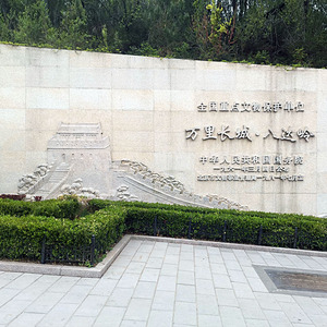 石雕人物风景浮雕壁画大型景观花岗岩长城浮雕庭院影壁墙定制