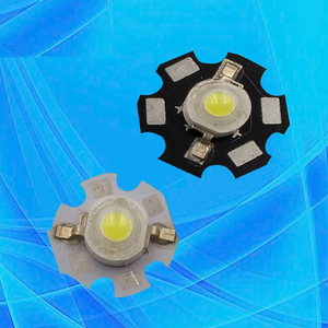 铝基板LED1W灯珠3W仿流明RGB单颗大功率光源LED集成铜支架