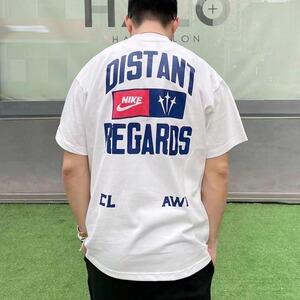 nike耐克x notca联名款短袖男女情侣圆领透气印花半袖运动休闲t恤