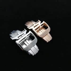 适用积家月相大师小丑北宸表扣原装蝴蝶折叠扣14 16 18 20mm扣子