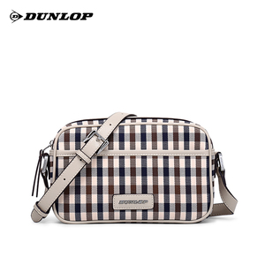 英国dunlop邓禄普格仔女包时尚潮流单肩斜挎包欧美经典实用小方包