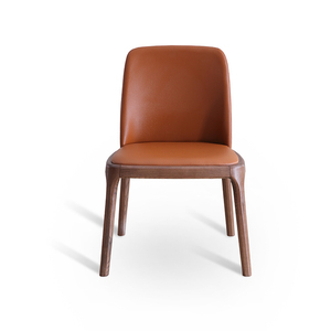 北欧实木餐椅水曲柳白蜡木 现代简约时尚布艺创意休闲设计椅子
