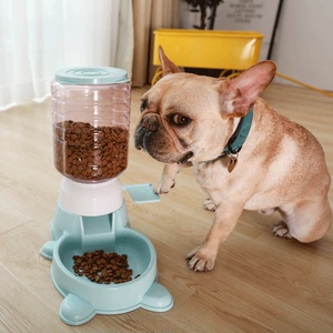 狗狗自动喂食器猫自己按喂食器宠物投食器狗按压式喂粮机喂狗粮器
