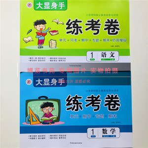 大显身手练考卷一二三四五六年级下册人教版语文北师版数学单元测