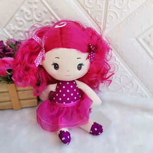 可爱人形布娃娃毛绒玩具女孩女娃娃公仔公主人偶玩偶外贸生日礼物