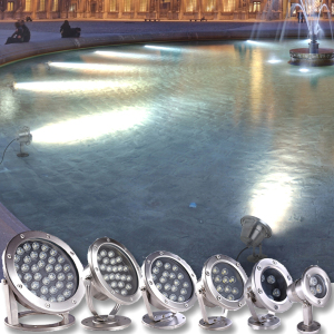 水下灯水池鱼池灯led水底灯假山水景七彩射灯山洞景观灯低压12v