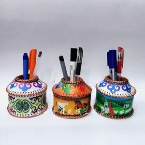 蒙古包笔筒 蒙古族特色工艺品旅游纪念品文化用品民族风装饰摆件