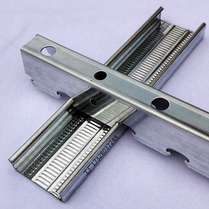 50副骨石膏板吊顶天花卡式轻钢龙骨主龙骨u型铁质付龙骨架边龙骨