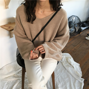 宽袖子毛衣女