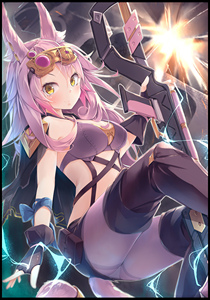 游戏王妹套 铁兽战线 徒花之费莉吉特 保护卡套官套尺寸 63*90