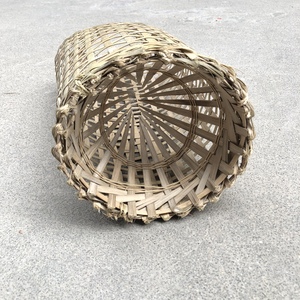 三驰手工编织自制竹编塘鲺笼子大号一字笼1字倒须笼工具捕鱼神器