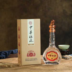 中华杜康10年品鉴50.8度固态纯粮发酵浓香型白酒喜酒年货节送礼