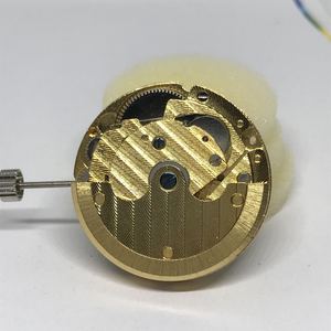 手表配件 原装全新 天津2813金色 国产自动机械机芯 t16三针单历