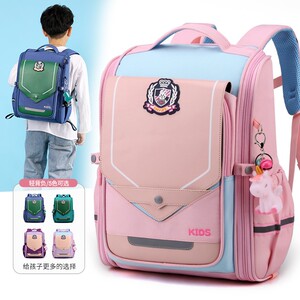 香港新品小学生书包男孩一二四五到六年级英伦风百搭女童双肩背包