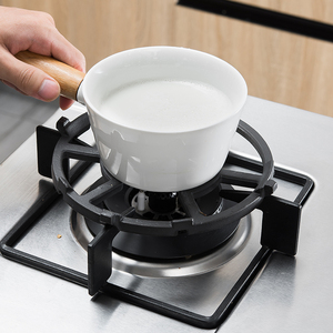 厨房燃气灶架托奶锅防滑底座小锅辅助铸铁锅架子煤气灶台支架通用