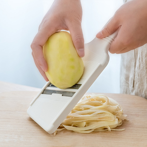 日本进口擦丝器超细丝土豆丝神器家用插胡萝卜丝刨丝器厨房切菜板