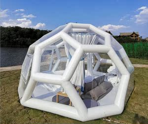 000人付款淘宝网红阳光星空房充气泡泡屋户外球形酒店名宿透明帐篷