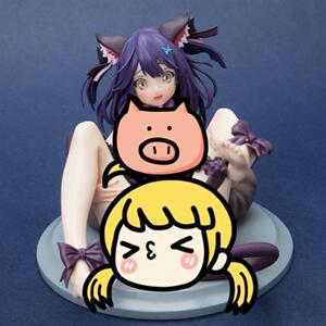 【可拆脱】九命猫娘猫女 1/6 坐姿 美少女 模型动漫手办机箱摆件