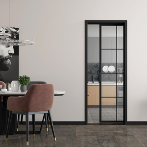 推拉门欧铂尼木门家用外挂移门玻璃门卫生间门厨房门诺美推拉门