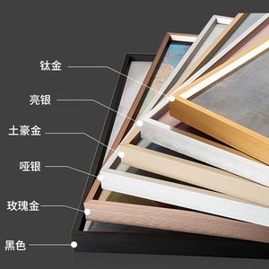 金属拉丝画框