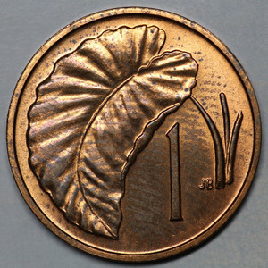 (衍蚨轩)外币库克群岛1983年1分伊丽莎白二世17.5mm-435