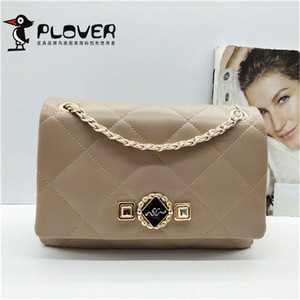 plover啄木鸟女包正品2021新款菱格小香风单肩包7100063 青年斜跨