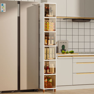 德国凯斯宝玛冰箱缝隙卫生间夹缝收纳柜厕所窄缝马桶边角柜零食柜