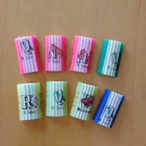 8090后怀旧绝版香味橡皮擦 彩色半透明橡皮擦