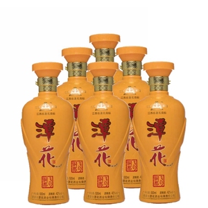特价白酒江西名酒鹰潭特产潭花酒42度500ml*6铜都三号整箱包邮