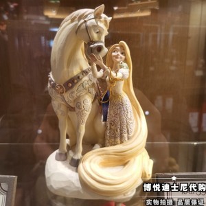 上海迪士尼国内代购 长发公主乐佩白马手办模型 桌面摆件收藏礼品