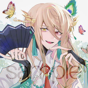 食物语佛跳墙孔雀明王明信片方卡徽章吧唧同人周边立牌挂件福公