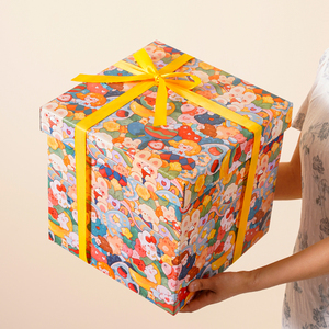 六一儿童节大号礼物空盒生日礼品包装高级仪式感正方形惊喜盒子