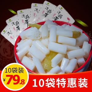 藕带新鲜湖北特产泡椒藕尖酸辣味泡藕带开袋即食下饭菜泡菜10袋装