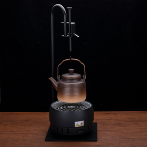 围炉煮茶壶陶壶悬挂式吊壶吊架电热烧水壶自在钩电烤炉烧炭炉烤网