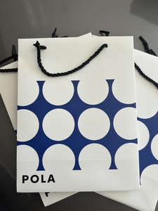 现货日本专柜POLA宝丽礼品袋手提袋化妆品袋购物袋27cm*21cm*11cm