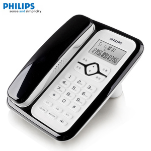 飞利浦CORD020电话机 欧式时尚家用固定座机创意商务办公电信固话